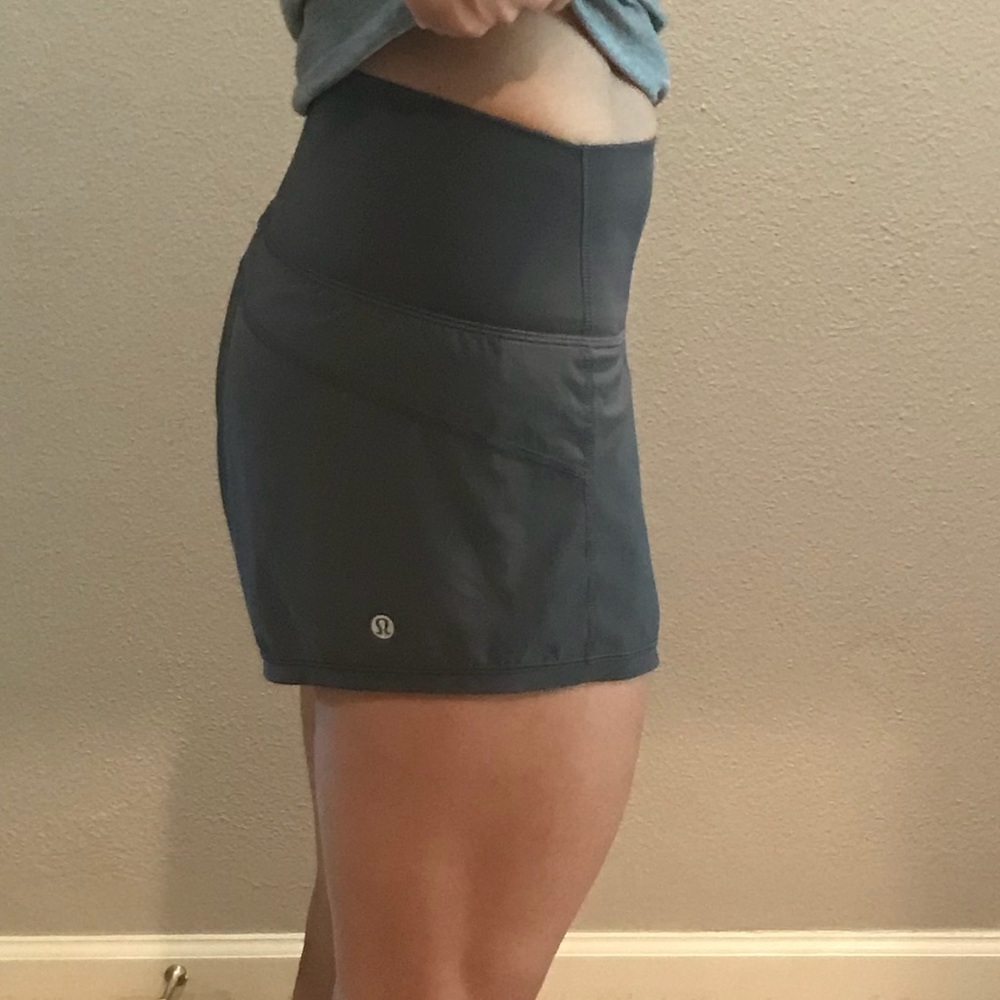 Lululemon running shorts.